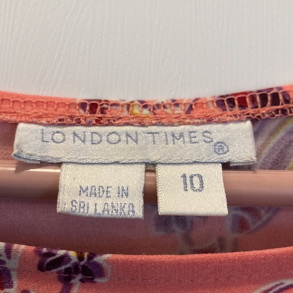 London Times Mint Condition Tunic Dress (fits like a Size 8) - Picture 2 of 2